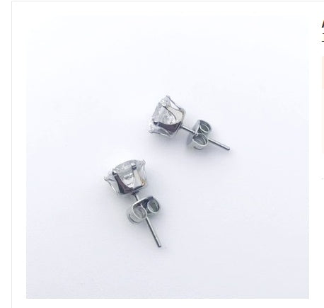 Zircon Diamond Hip Hop Earrings For Men And Women